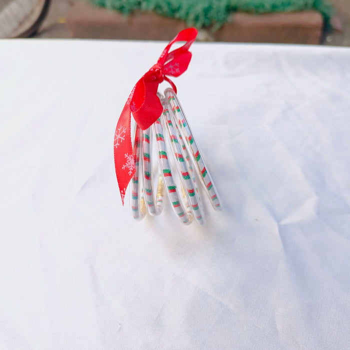 Wholesale multi-layer silicone Christmas bracelet