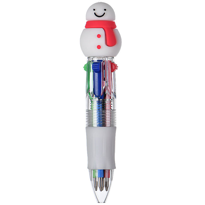 Wholesale Four-color ballpoint pen cute cartoon multi-color pen