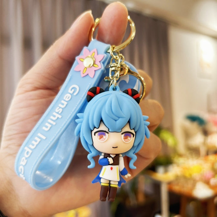 Wholesale Cartoon Doll Silicone Keychains (F) JDC-KC-Chucheng003