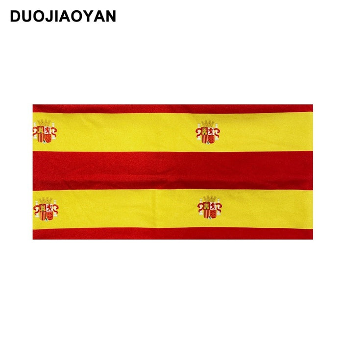 Wholesale Printed Flag Pattern Sports Headband Polyester Stretchy Wide Edge Everyday Styling