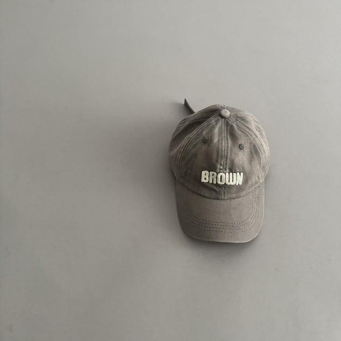 Wholesale Cute Bear Print Kids Baseball Cap Korean Retro Fashion Sun Hat For Boys Girls Outdoor Casual Adjustable Cap