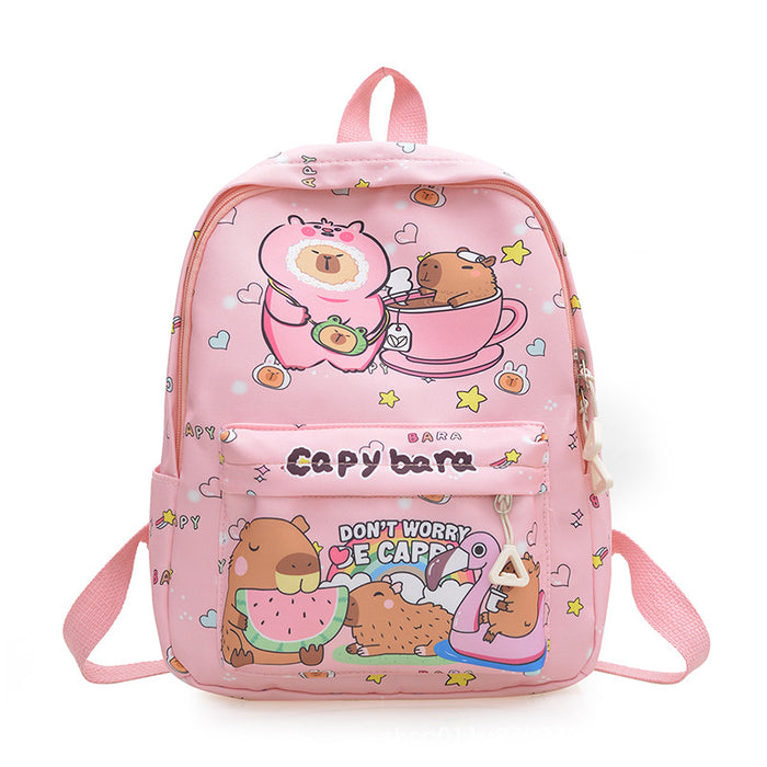 Wholesale Children' s cute cartoon print backpack