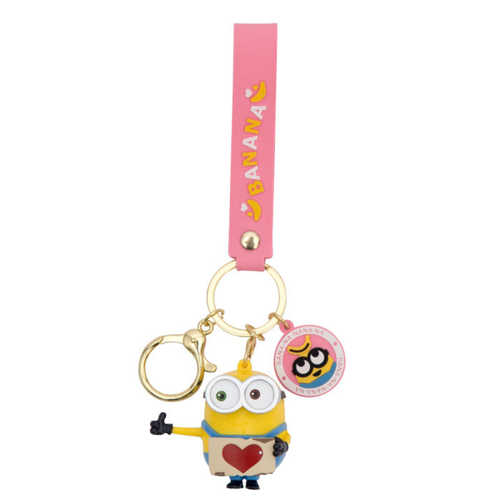 Wholesale Cartoon Doll Silicone Keychain JDC-KC-BaiM076