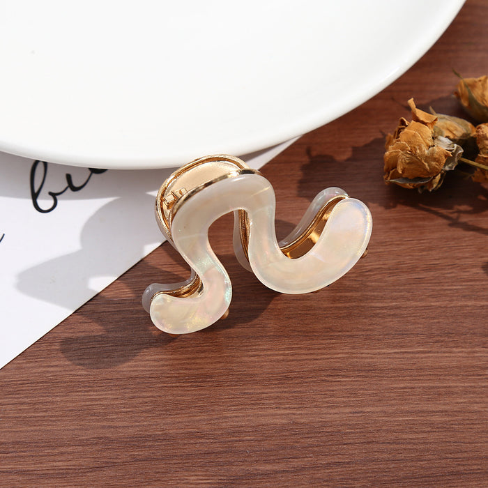 Wholesale small size Half Tie Hair Clip Women's Back of Head Hair Clip Shark Clip Hair Accessories