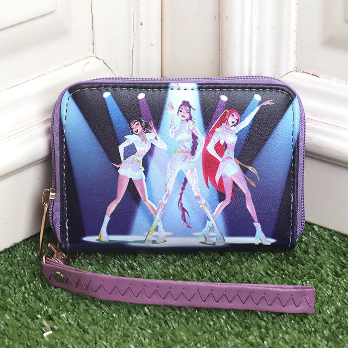 Wholesale K-Pop Cartoon Kids'  and Girls'  Handheld Coin Purse