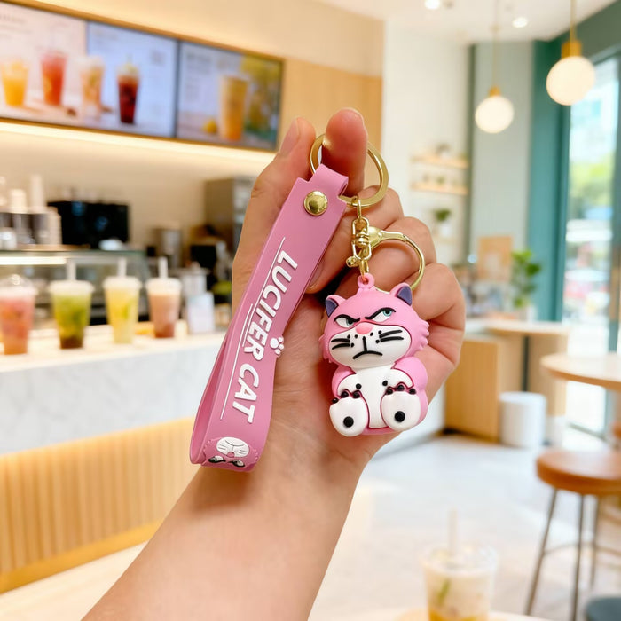 Wholesale Cross-Border Hot Selling Rufaxi Cat Cartoon Cute Creative Key Bag Pendant Toy Gift