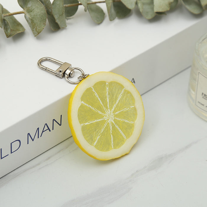 Wholesale Fruity PVC Keychain Chic Decorative Accessory for Bag Charm or Gift MOQ≥2