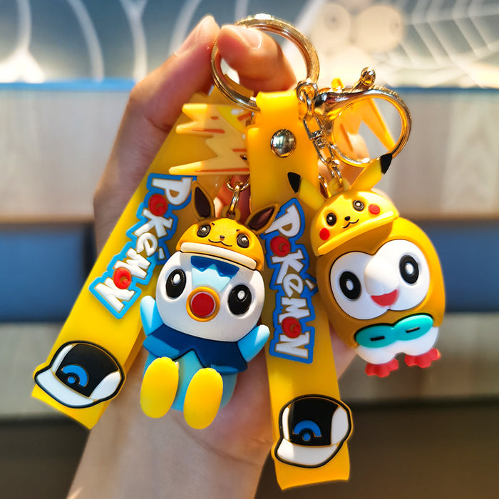 Wholesale Cartoon Doll Silicone Keychain JDC-KC-Tingm239