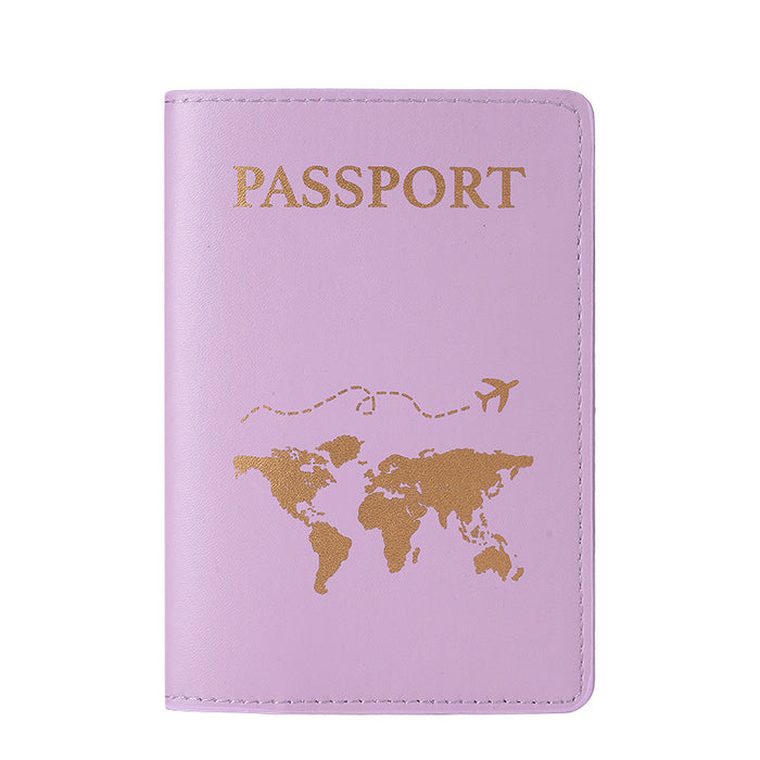 Wholesale Urban Simplicity Landscape PVC Passport Holder Green Boutique Travel Accessory MOQ≥3