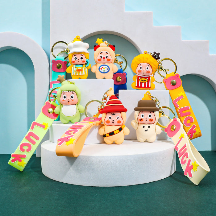 Wholesale Cute Cartoon Character Doll Keychain Pendant