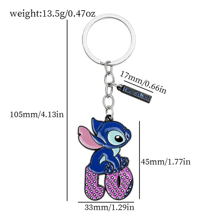 Wholesale Valentine's Day Cute Cartoon LOVE Keychain Necklace JDC-NE-ShaoH014