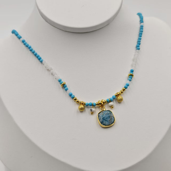 Wholesale Natural handmade bead necklace without fading collarbone chain