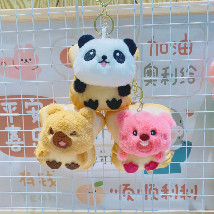 Wholesale Cute Cartoon Plush Keychain JDC-KC-LiuFan018