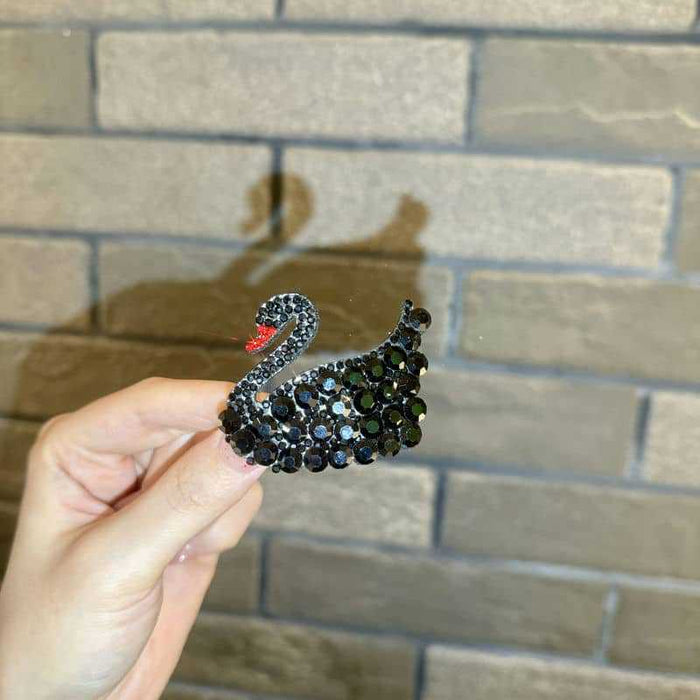 Wholesale Black Swan Elegant Hair Clips