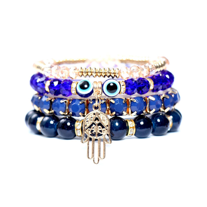 Wholesale Bohemian Evil Eye Palm Multilayer Bracelet JDC-BT-NHong015