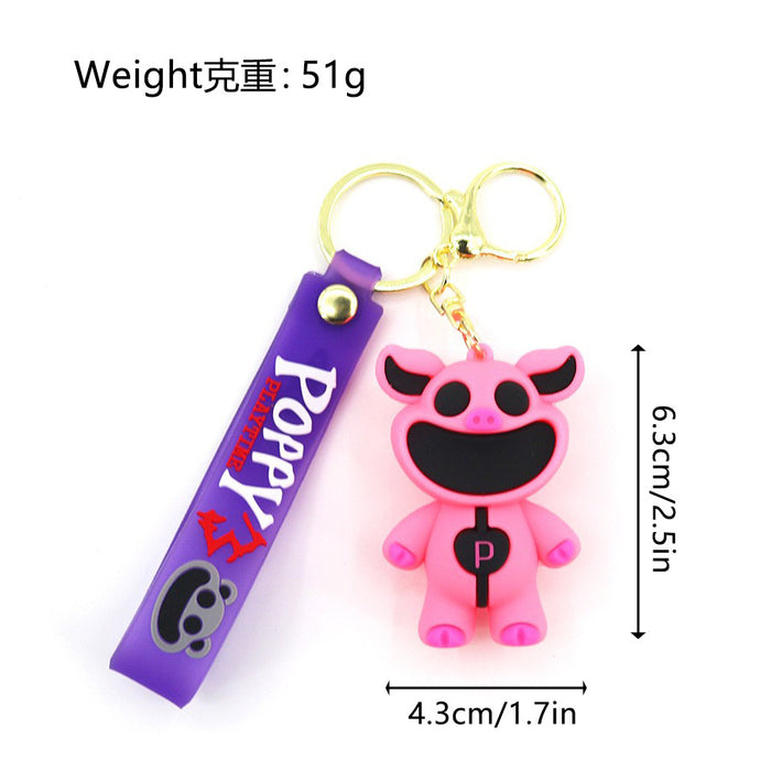 Wholesale Cartoon Cute PVC Doll Keychains JDC-KC-HaoAn010