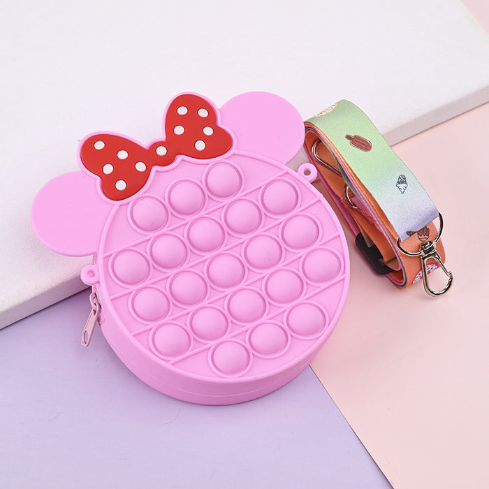 Wholesale Silicone Children' s Crossbody Storage Bag