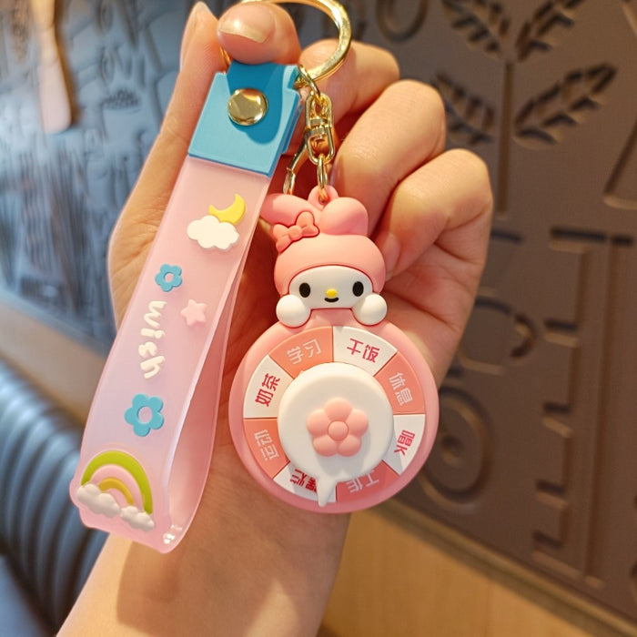 Wholesale Silicone Cartoon Doll Keychain JDC-KC-MingT163