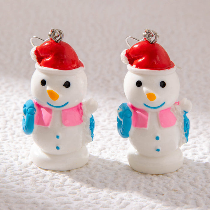 Wholesale Christmas Santa Penguin Earring Set Fashion Accessory Gift MOQ≥2