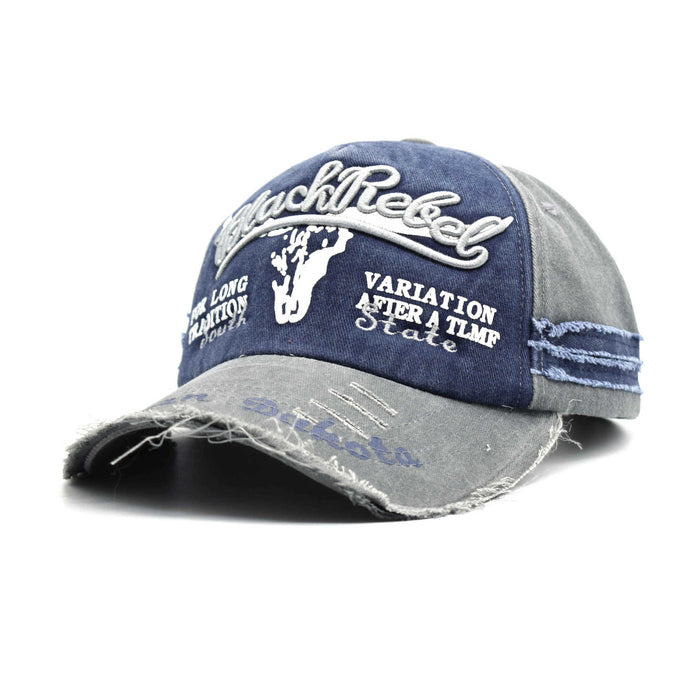 Wholesale Embroidered Letter Washed Baseball Cap