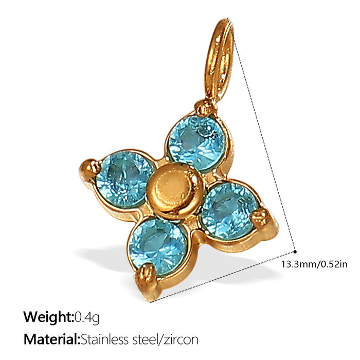 Wholesale DIY Stainless Steel Gold-Plated Necklace Pendant