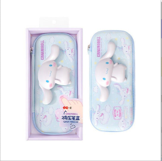 Wholesale New Stress Relief Pencil Case Double-Layer Pen Box