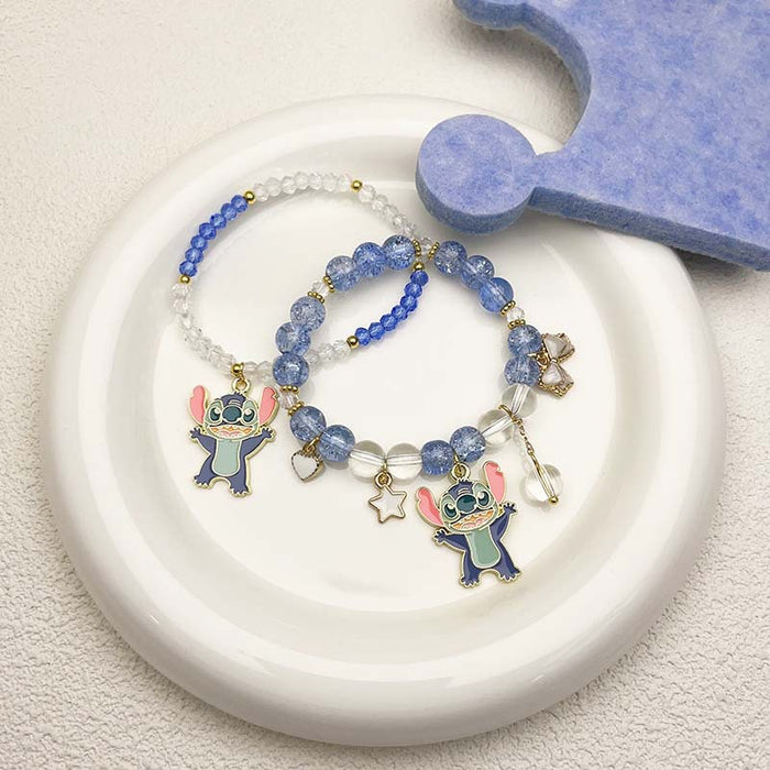 Wholesale Cute cartoon character crystal bracelet for children