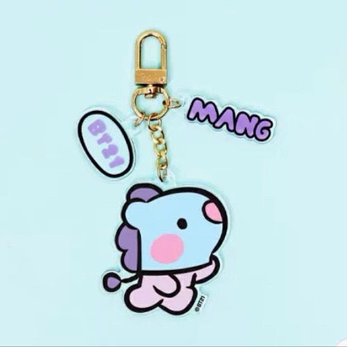 Wholesale Transparent Acrylic Cartoon Keychain JDC-KC-ZhangX006