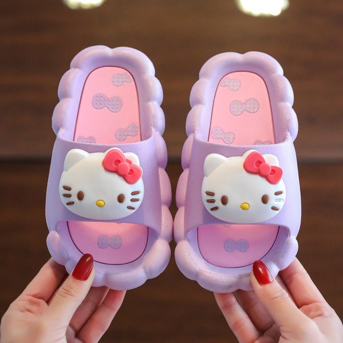 Wholesale PVC Summer Cute Cartoon Children's Slippers JDC-SP-TAN005