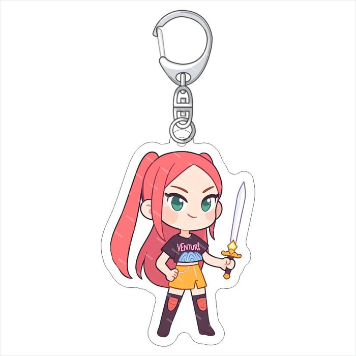 Wholesale K-POP Anime peripheral cute acrylic keychain