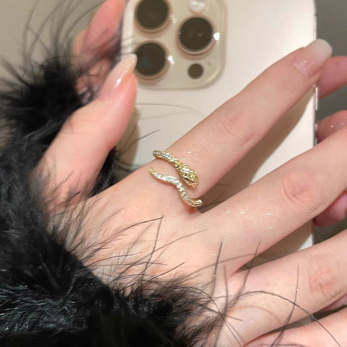 Wholesale  Zircon Open Ring Women's  Finger Ring  All-Match Ring