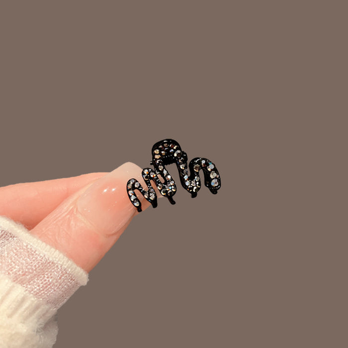 Wholesale Rhinestone Wave Clip small size Hairpin Headwear