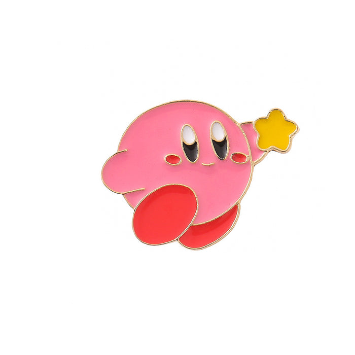 Wholesale Cartoon Game Metal Brooch Pin Electroplated Jewelry Accessory For Backpack And Clothing