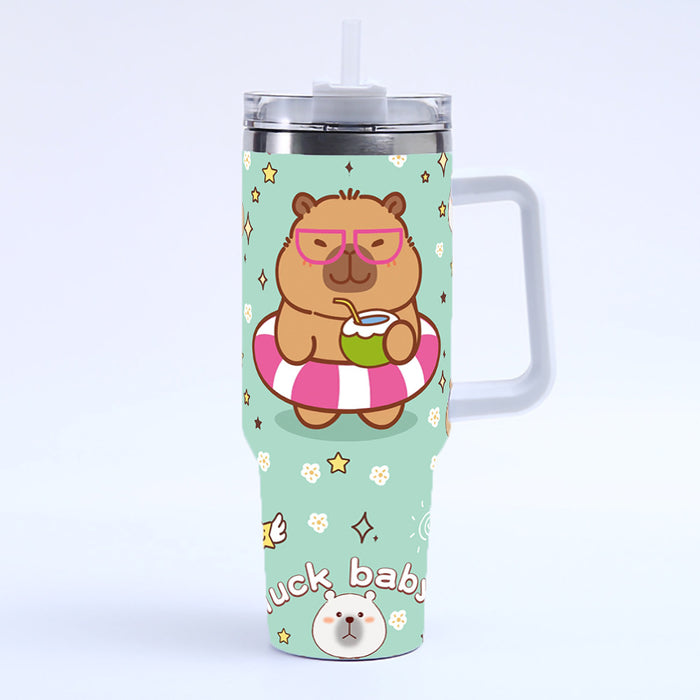 Wholesale 40OZ car cup 304 stainless steel insulation cold ice bullies cup