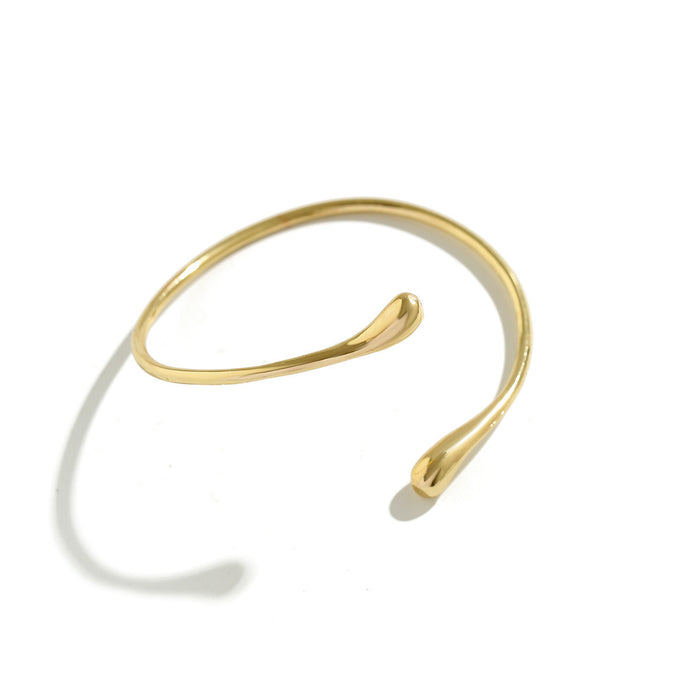 Wholesale Niche European and American style ladies arm ring personality opening adjustable high-end design bracelet Joker jewelry