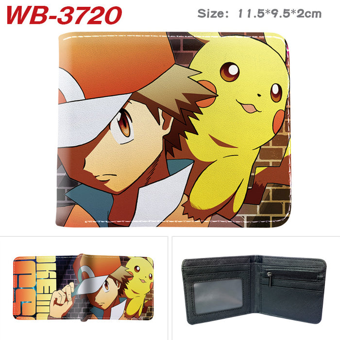 Wholesale Cute Anime Elf Pattern PU Bifold Wallet Short Card Holder Coin Purse Everyday Chic Fashion Accessory