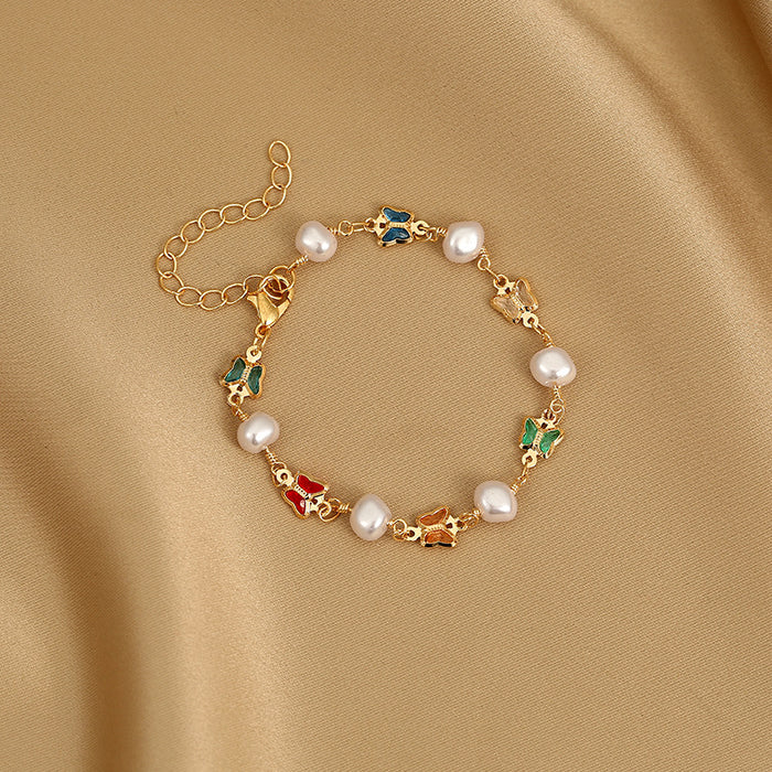 Wholesale Bracelet Colored Love Hand Jewelry Fashion Clover Bracelet