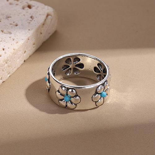 Wholesale Court-style vintage flower ring