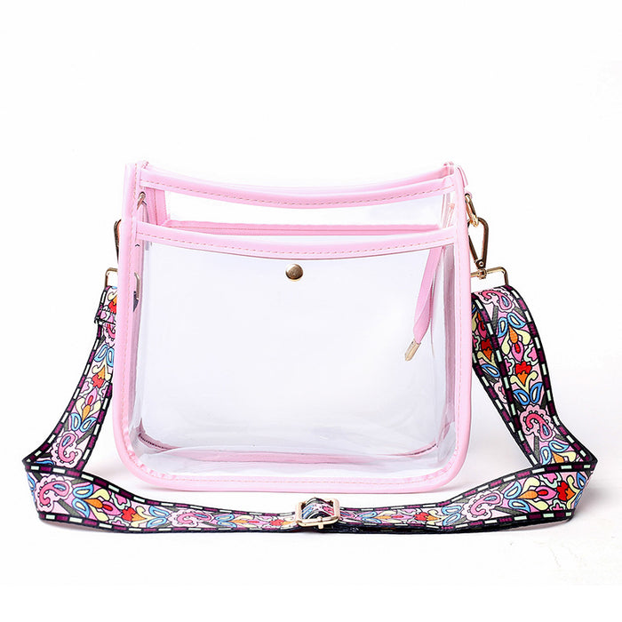 Wholesale PVC Transparent Tote Shoulder Bag JDC-SD-YouYJ005