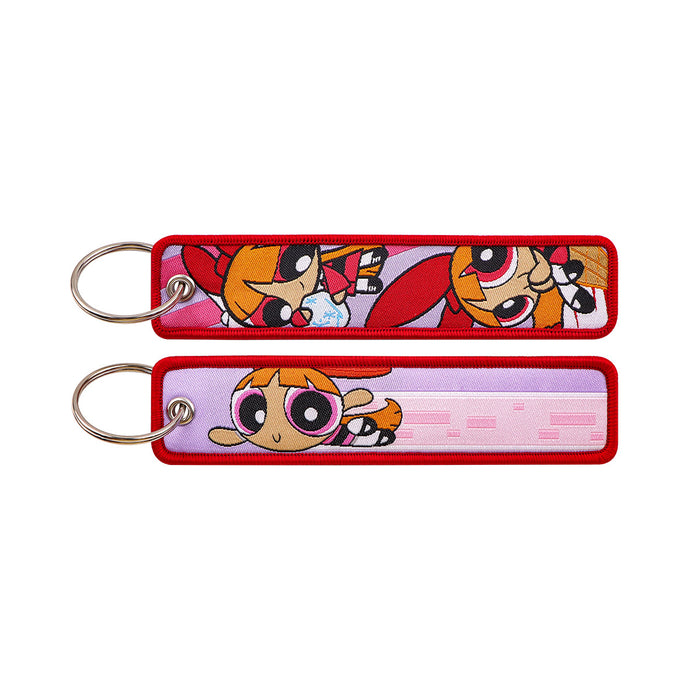 Wholesale Cartoon fabric anime keychain