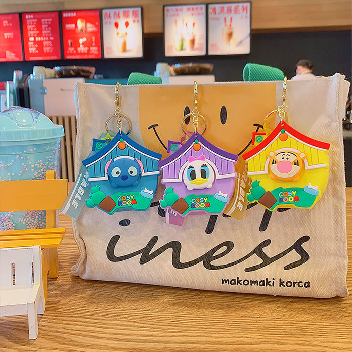 Llavero de monedas de monedas de silicona de dibujos animados al por mayor JDC-KC-KUM017