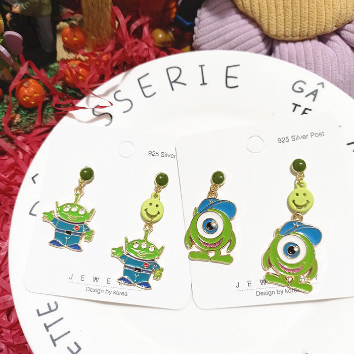 Wholesale Cartoon Alloy Cute Earrings JDC-ES-Xingj041