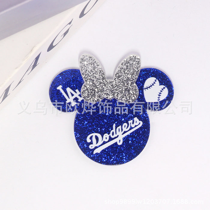 Wholesale 10pcs Cartoon Acrylic DIY Patch Accessories JDC-FK-OuYie015