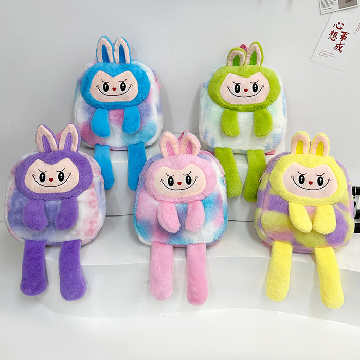 Wholesale Plush toy backpack, male doll, children's cartoon cute plush toy