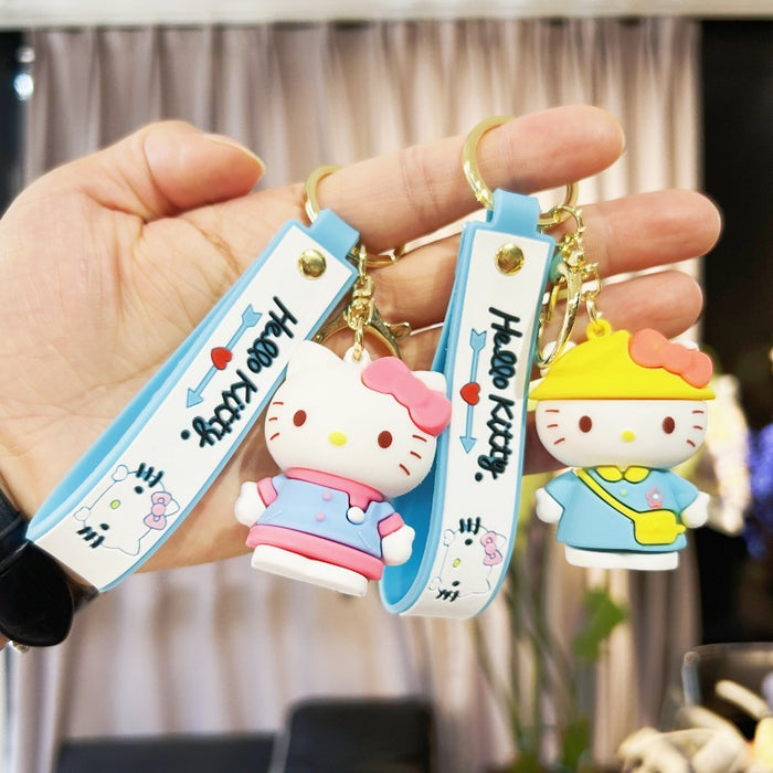 Wholesale PVC Cartoon Doll Keychain JDC-KC-WuYi121