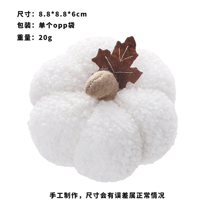 Wholesale  Decorations  Scandinavian Style Artificial Pumpkin Ornaments Doll Gifts
