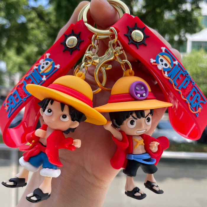 Wholesale 2pcs Cartoon Figure Keychain Backpack Pendant