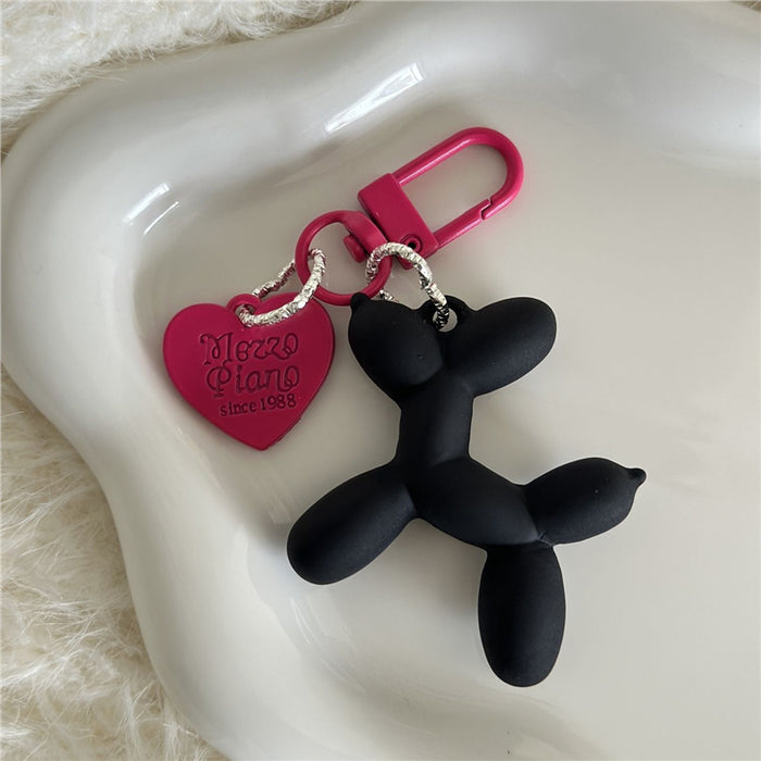 Wholesale   Pendant Rose Red Black Keychain Bleo Dog Bag Pendant