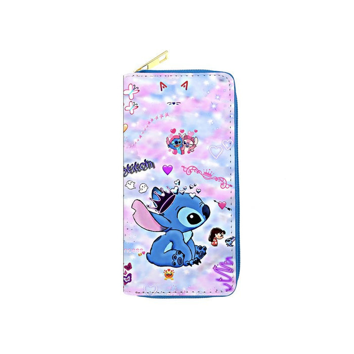 Wholesale 5pcs Cartoon Printed Long PU Wallet JDC-WT-JiRui015