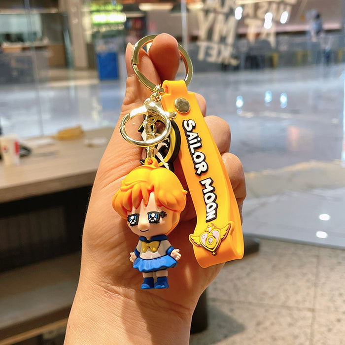 Wholesale Cartoon Silicone Doll Keychain JDC-KC-HaoXi013